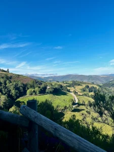 Paisaje en asturias, los oscos